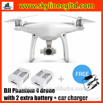 DJI Phantom 4 drone with 2 extra battery+free car charger